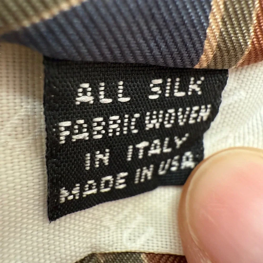 Christian Dior Monsieur Necktie All Silk Geometric Made in‎ USA